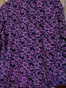 Floral Netted 3 Buttons Blazer