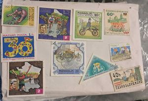 10-Cycle theme stamps