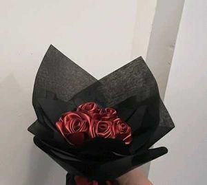 Red Satin Rose Bouquet