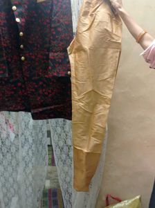 Floral Print Sherwani Jacket