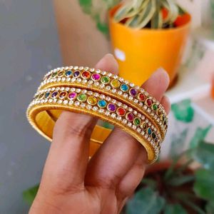 2.6 Size Multi Colour Bangles