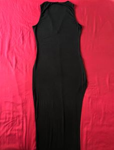 Shein Black Slit Party Dress
