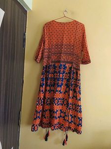 Women Western Dress Sangria