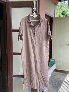 Loose Fit Linen Dress