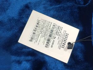 Midnight Blue Velvet Long Sleeve Dress