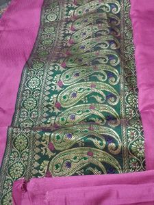Rani Pink Zari SAREE