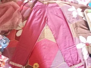 Magenta Embroidered Suit with Dupatta