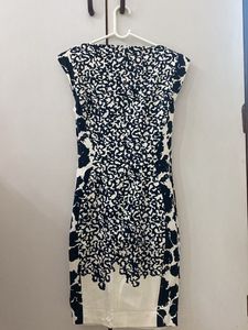 Black &amp; White Print Dress