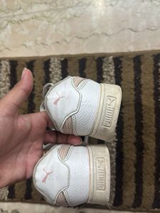 Women&#39;s Puma White Sneakers