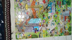 Webby Construction Site ILLustration Jigsaw Puzzle