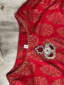 Designer Dhoti Short Kurti Set With Falling Sleeve