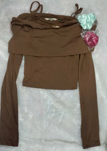 Myntra Off Shoulder Crop Top