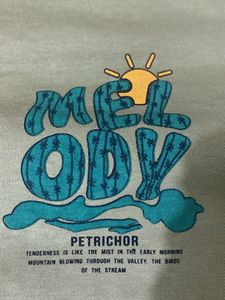 Graphic Print Olive T-Shirt