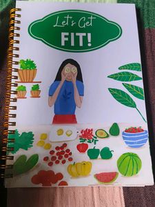 &#34;Let&#39;s Get Fit!&#34; Spiral Notebook