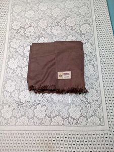 Oswal Brown Wool Scarf