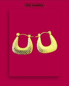 Golden Hoop Earrings