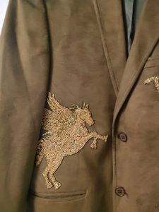 Embroidered Pegasus Blazer