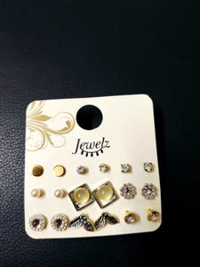 Earrings Set (9 Pairs)