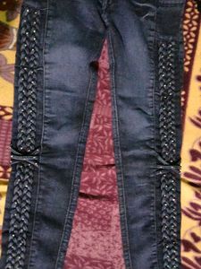 Dark Blue Denim Jeans