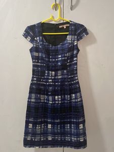 Blue and White Dress