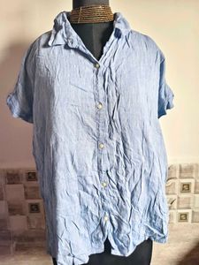 🎁Buy 1, Get 1 Free🎁Blue Casual Shirt XL Size