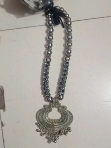 Silver Tone Necklace Set