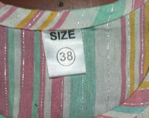 Striped Kurti &amp; Pant Set