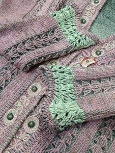 Frill Elegant Knit Cardigan