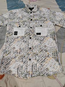 Popcorn Patterned Casual Shirt