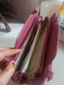 Two Handbags With Adjustable Belt