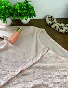 Pink Button-Down cardigan