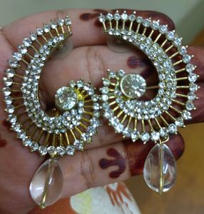 Stud With Pearl Drop