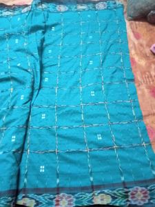 Blue Handloom Saree