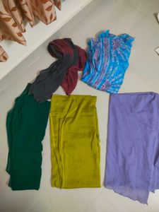 Colorful Dupatta  5 Set