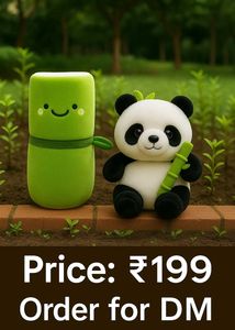 bamboo panda soft toy