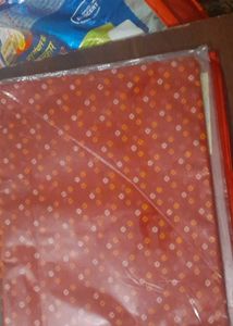 Elegant Red Printed Saree