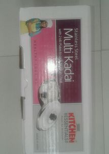 Stainless Steel Multi Kadai With 2 Idli Plates