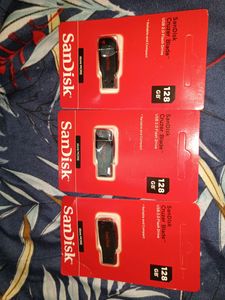 SanDisk 128gb Combo Of 3 Pendrive Cruzer Blade