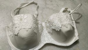 A Beautiful White Colour Bra