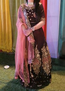 Elegant Embroidered Indian Dress