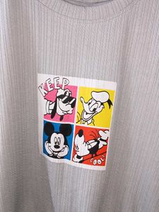 Cartoon Graphic Print Tee