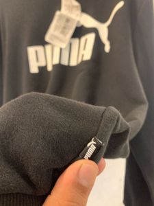 Puma Black Logo Sweatshirt