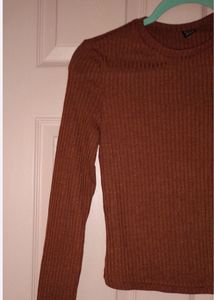 SHEIN RUST BASIC TOP- LARGE SIZE