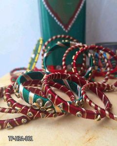 Handmade Kundan Bangles (TP-HBA-001)