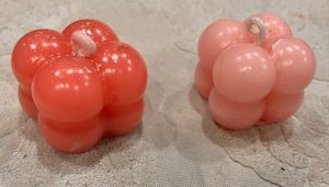 Pink Bubble Candle