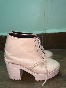 Platform Lace-Up Boots