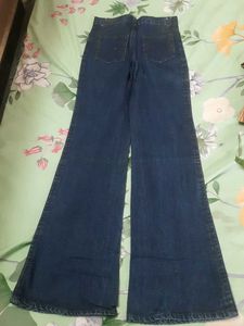 Embroidered Flare Jeans