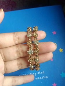 Set Of 2 Diamond Bangle