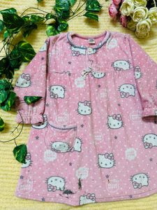 Combo baby girl, hello Kitty night suit