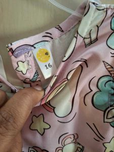 Very Soft And Beautiful Unicorn Frock